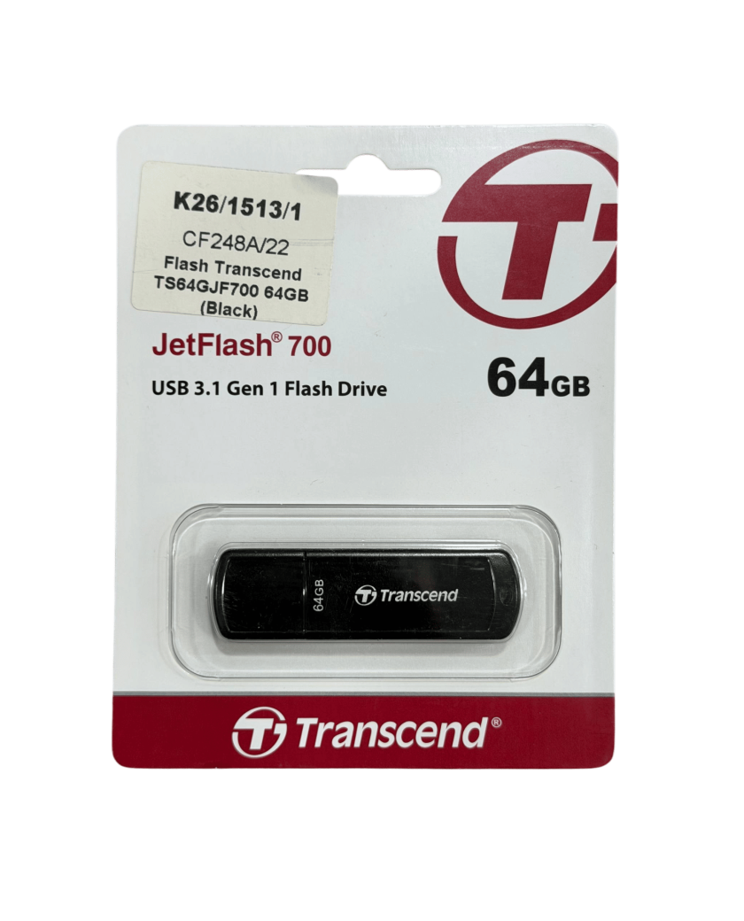 USB-флешка Transcend JetFlash 700 (TS64GJF700) 64GB / Black