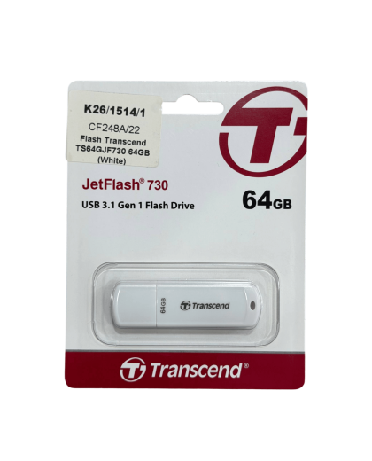 USB-флешка Transcend JetFlash 730 (TS64GJF730) 64GB / White