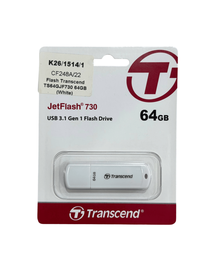USB-флешка Transcend JetFlash 730 (TS64GJF730) 64GB / White