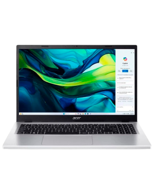 Ноутбук Acer Aspire Lite AL15-44P-R01T (AMD Ryzen R5-7430U/ DDR4 16Gb/ SSD 512Gb/ 15,6" FHD IPS/ Silver)