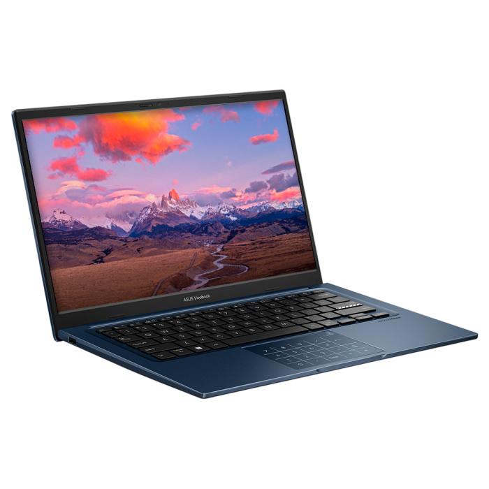 1 Ноутбук ASUS VivoBook X1404VAP-V14.C58256 90NB13U1 (Intel® Core™ 5-120U/ DDR4 8GB/ SSD 256GB/ 14,0 FHD WV/ Blue)