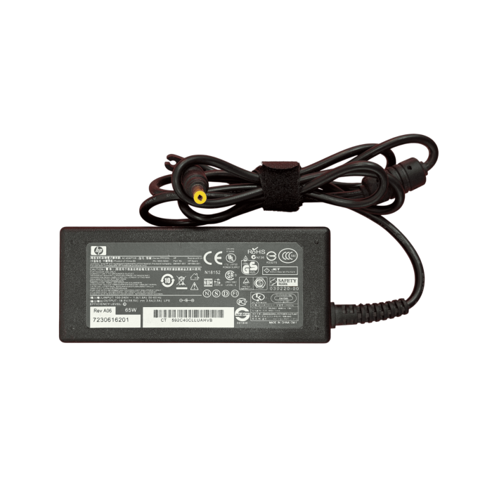 3 Блок питания для ноутбука HP 65W 100-240V 18.5 3.5A