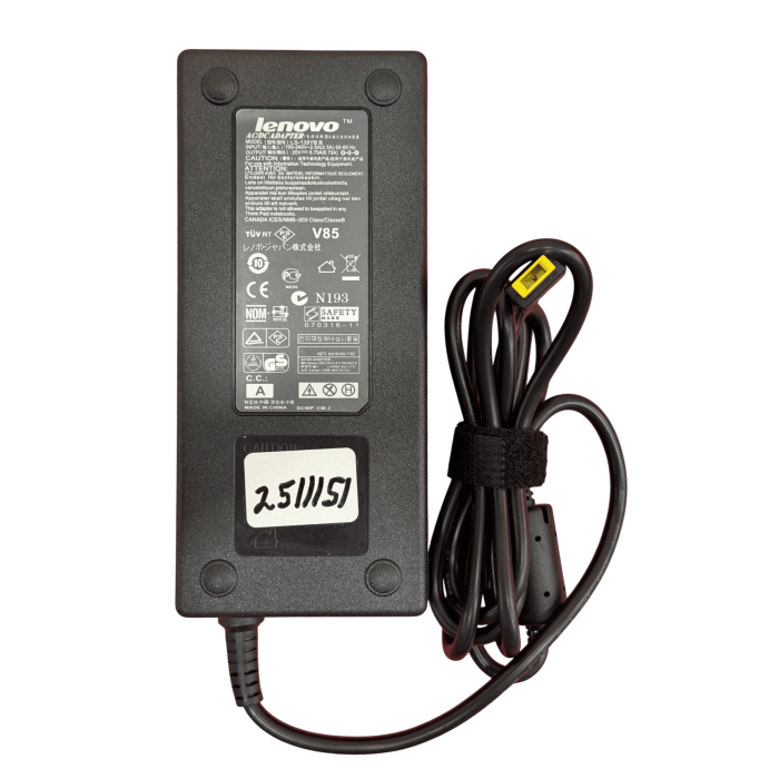 3 Блок питания для ноутбука Lenovo 135W 100-240V 20V 6.75A