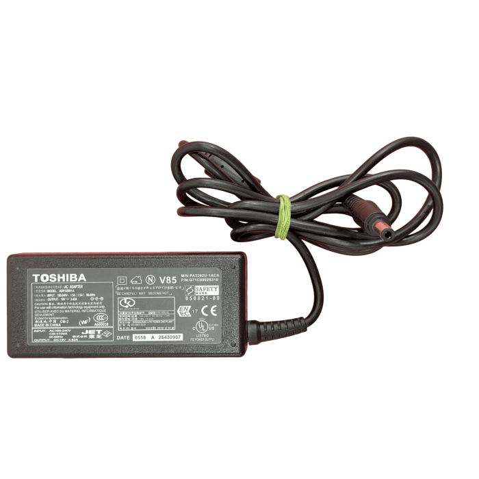 3 Блок питания для ноутбука TOSHIBA 65W 100-240V 19V 3.42A