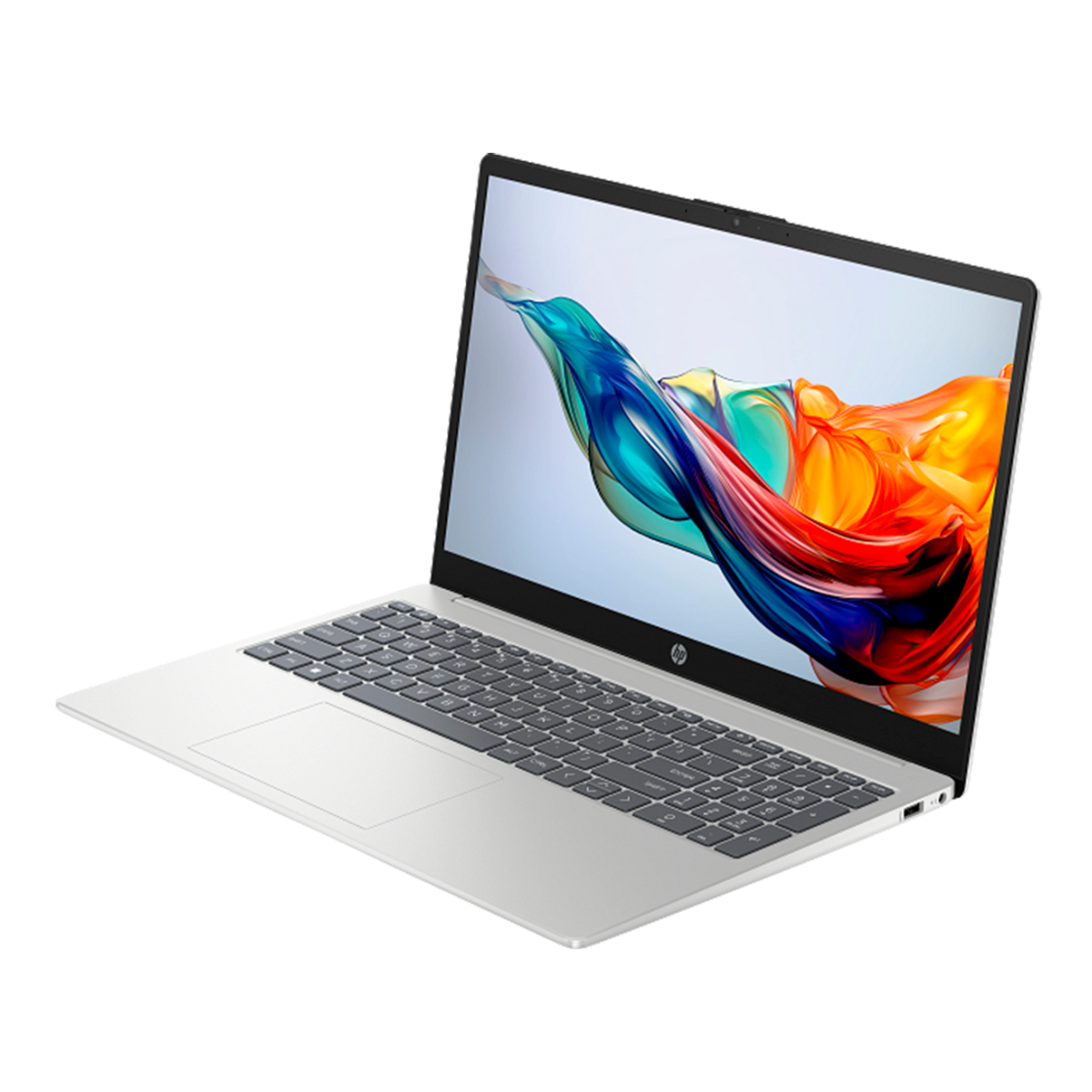 Ноутбук HP 15-fc0046nq (AMD Ryzen R5-7520U / DDR5 16GB / SSD 512GB / 15,6 FHD / Silver)