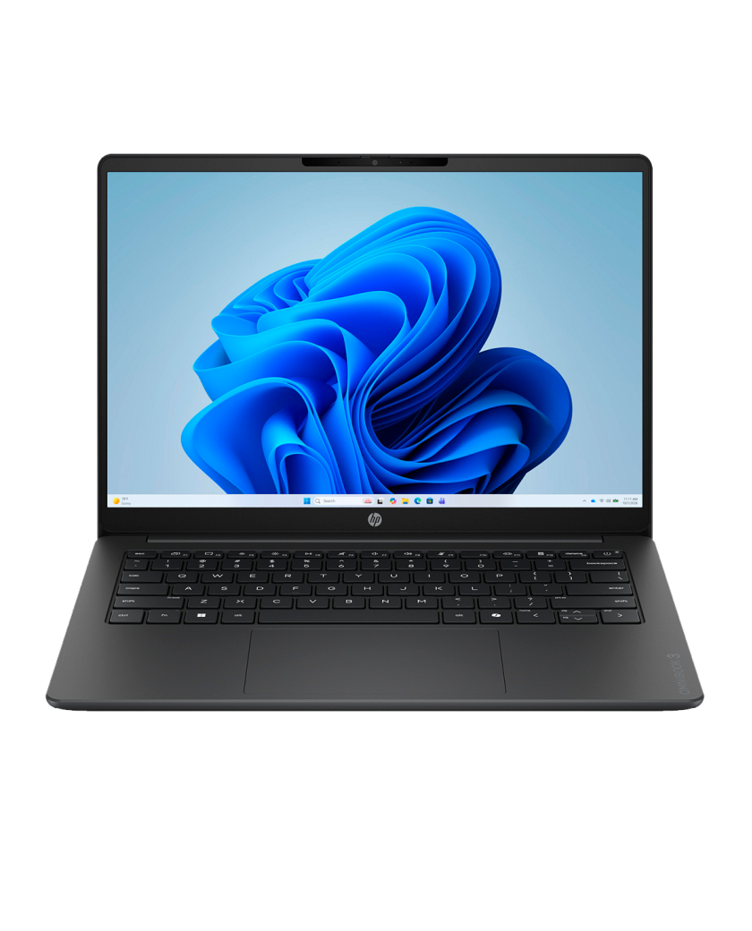 Ноутбук HP OmniBook 3 14-hy0021ci (AMD Ryzen 5-40/ 8GB D5/ 512GB/ 14" 2K, IPS/ Mica Silver)