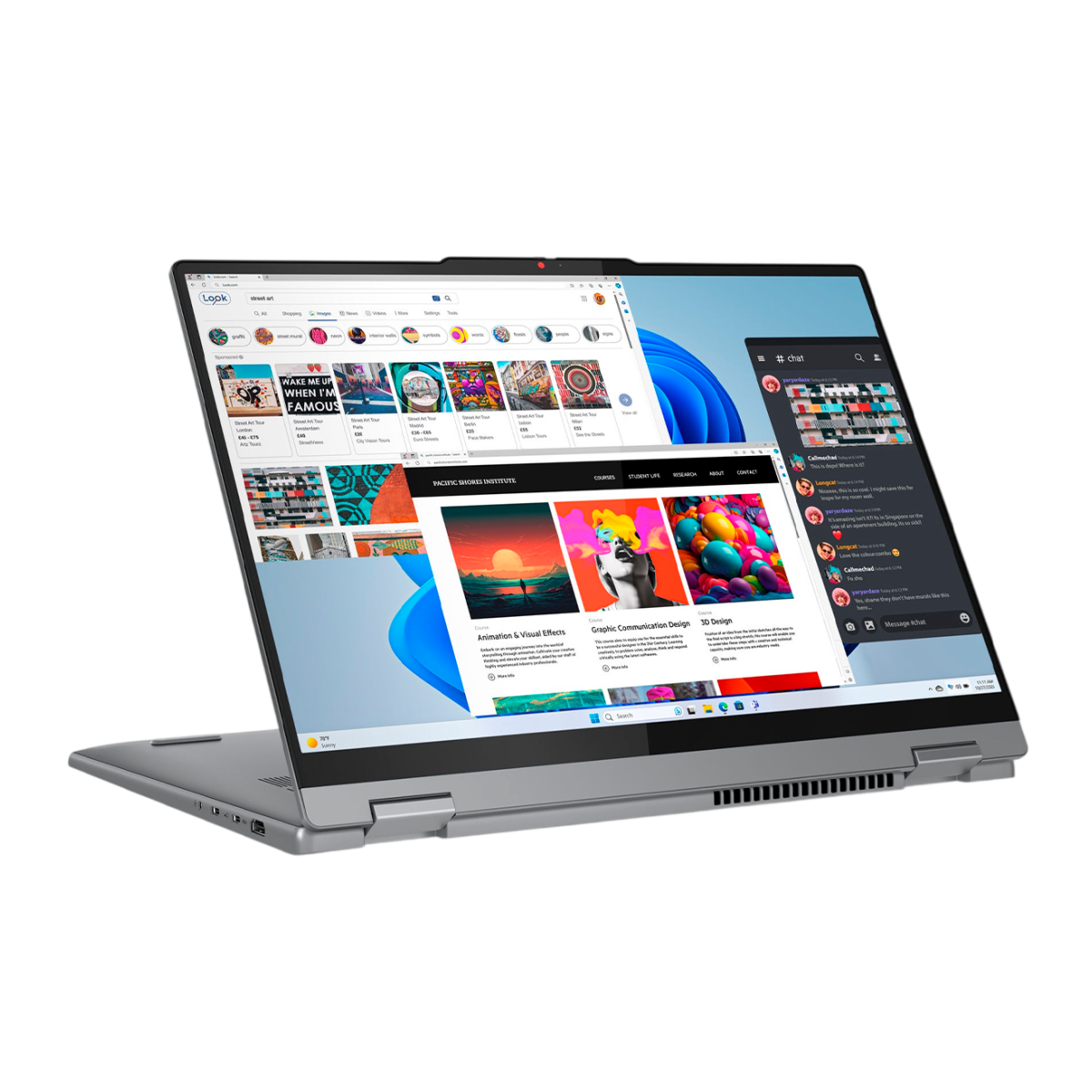 Ноутбук Lenovo IdeaPad 5 2-in-1 16IAL10 (83KS00YUS) (Intel Core 7-255U/ DDR5 16GB/ SSD 512GB/ 16,0 WUXGA TS, x360/ Grey)