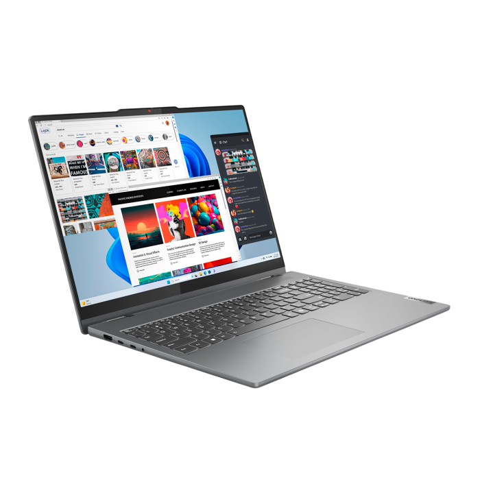 Ноутбук Lenovo IdeaPad 5 2-in-1 16IRU9 (83DU004VUS) (Intel Core 5-120U/ DDR5 16GB/ SSD 512GB/ 16,0 WUXGA TS, x360/ Grey)