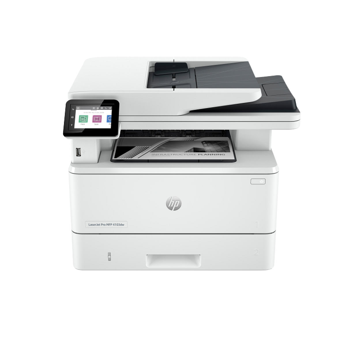 МФУ HP LaserJet Pro 4103fdw / A4 Laser MFP (4-в-1) Printer Scanner Copier Fax Wi-Fi Duplex ADF
