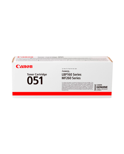 Картридж Canon CRG 051 Black для устройств серий MF264dw, MF267dw, MF269dw, LBP162dw