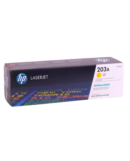 Картридж HP LaserJet 203A (CF542A) Yellow Original Ink Cartridge для устройств серий M254, M280, M281