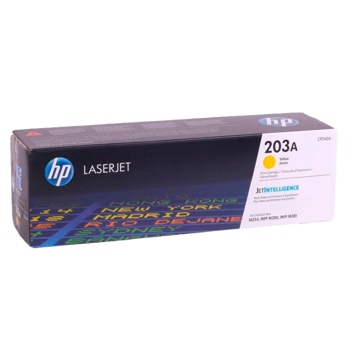 Картридж HP LaserJet 203A (CF542A) Yellow Original Ink Cartridge для устройств серий M254, M280, M281
