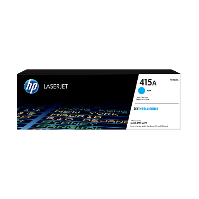 Картридж HP LaserJet 415A (W2031A) Cyan Original Toner Cartridge для устройств серий 454, 479