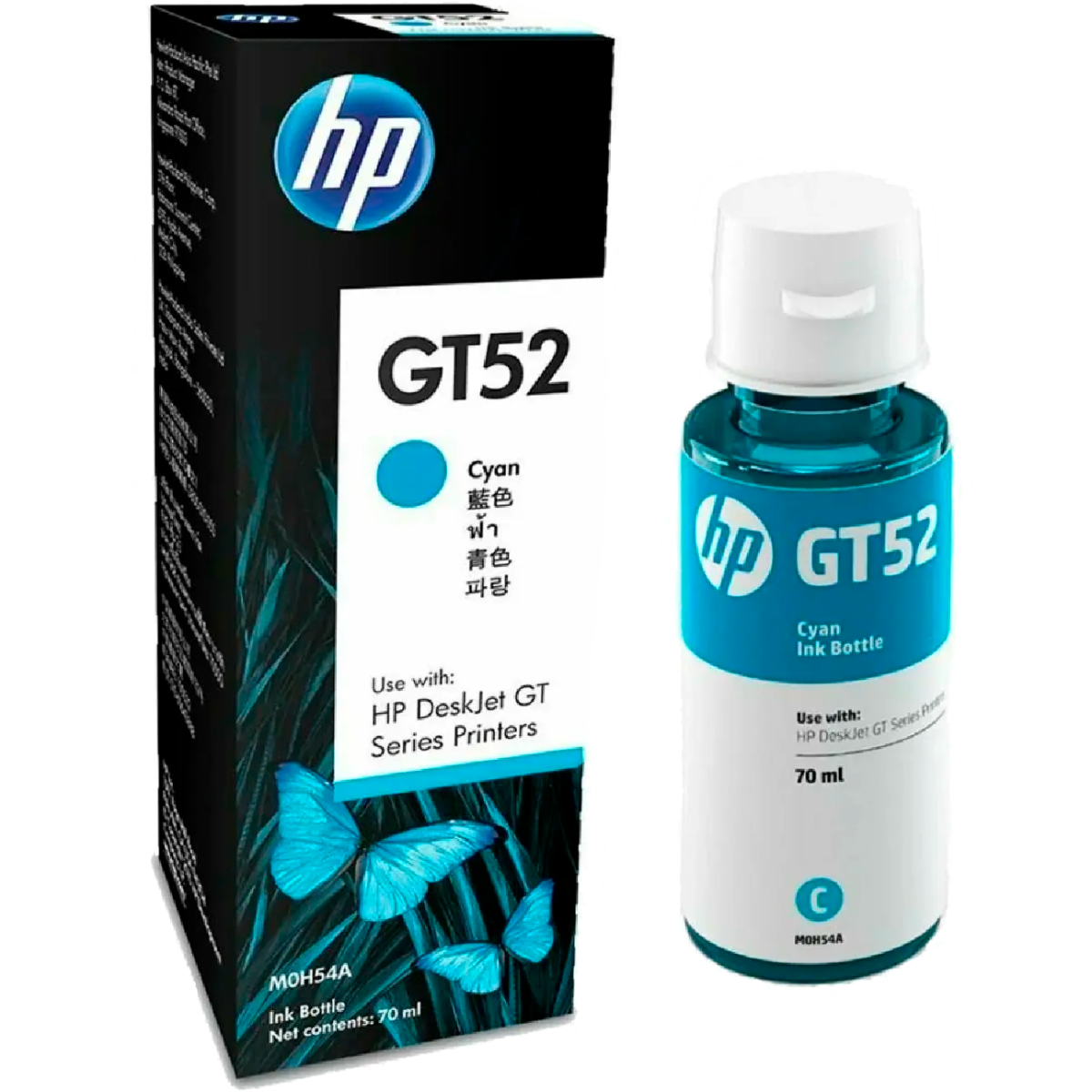Чернила GT52 (Cyan) для струйных принтеров HP InkTank / SmartTank