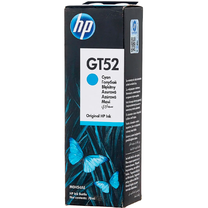 Чернила GT52 (Cyan) для струйных принтеров HP InkTank / SmartTank