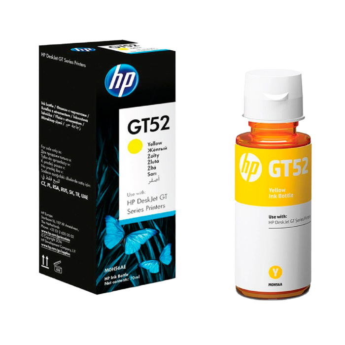 Чернила HP GT52 (Yellow) для струйных принтеров HP InkTank / SmartTank