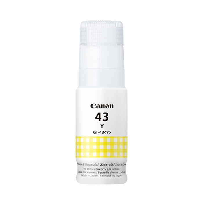 3 Чернила Canon GI-43 NineStar (70мл) / Yellow