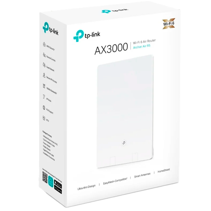TP-Link Archer Air R5 / AX3000 Беспроводной двухдиапазонный гигабитный Mesh-маршрутизатор Wi-Fi 6