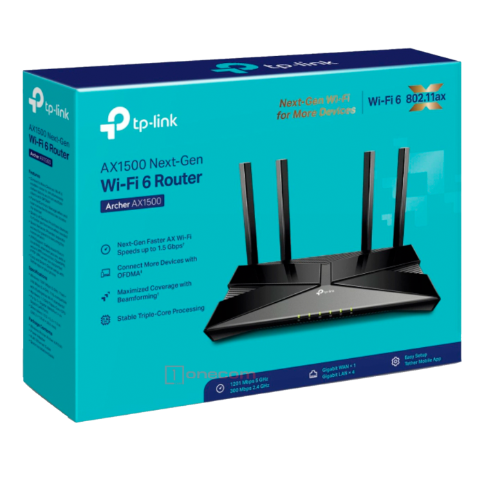 TP-Link Archer AX1500 / AX1500 Беспроводной двухдиапазонный маршрутизатор Wi-Fi 6