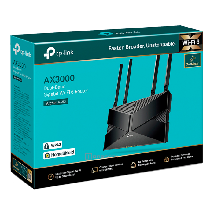 TP-Link Archer AX53 / AX3000 Беспроводной двухдиапазонный маршрутизатор Wi-Fi 6