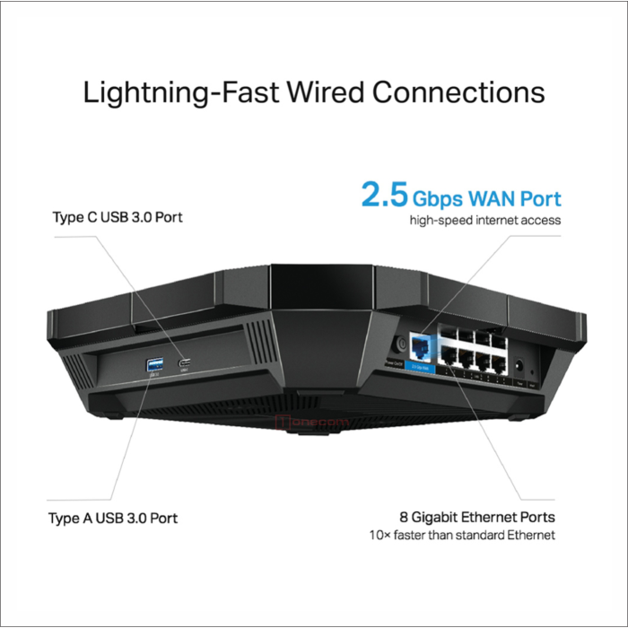 TP-Link Archer AX6000 / AX6000 Беспроводной двухдиапазонный маршрутизатор Wi-Fi 6