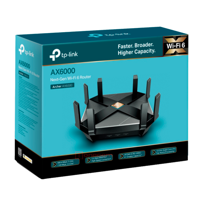 TP-Link Archer AX6000 / AX6000 Беспроводной двухдиапазонный маршрутизатор Wi-Fi 6