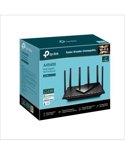 TP-Link Archer AX72 PRO / AX5400 Беспроводной двухдиапазонный маршрутизатор Wi-Fi 6