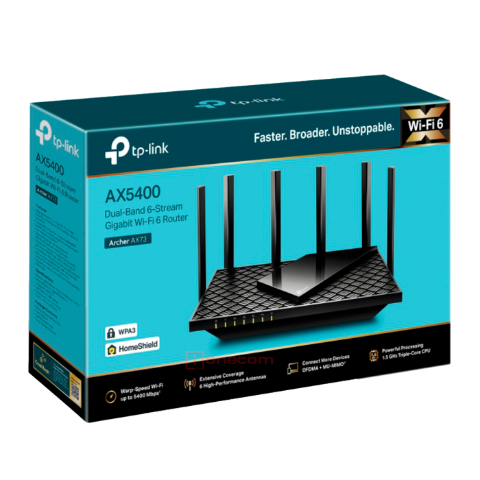 TP-Link Archer AX72 / AX5400 Беспроводной двухдиапазонный маршрутизатор Wi-Fi 6