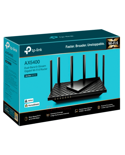 TP-Link Archer AX73 / AX5400 Беспроводной двухдиапазонный маршрутизатор Wi-Fi 6