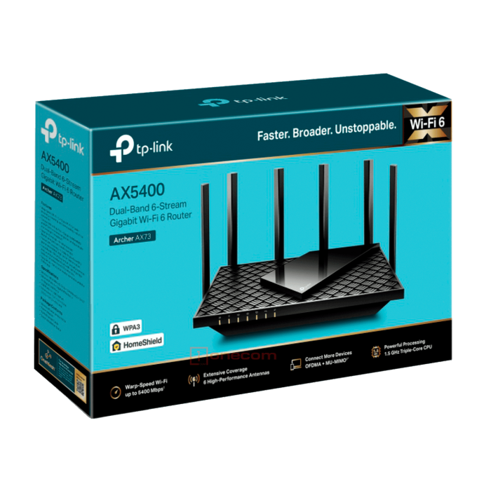 TP-Link Archer AX73 / AX5400 Беспроводной двухдиапазонный маршрутизатор Wi-Fi 6