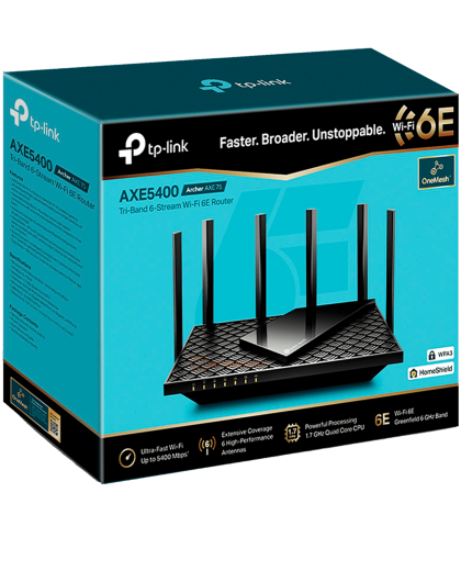 TP-Link Archer AXE75 / AXE5400 Беспроводной трехдиапазонный маршрутизатор Wi-Fi 6E