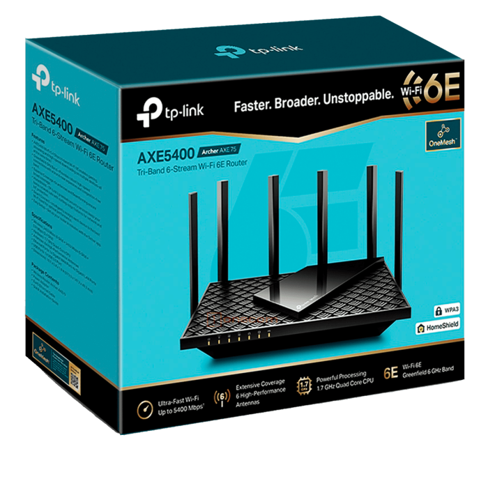 TP-Link Archer AXE75 / AXE5400 Беспроводной трехдиапазонный маршрутизатор Wi-Fi 6E