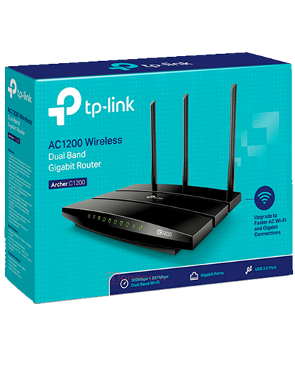 TP-Link Archer C1200 / AC1200 Беспроводной двухдиапазонный гигабитный маршрутизатор с USB-портом