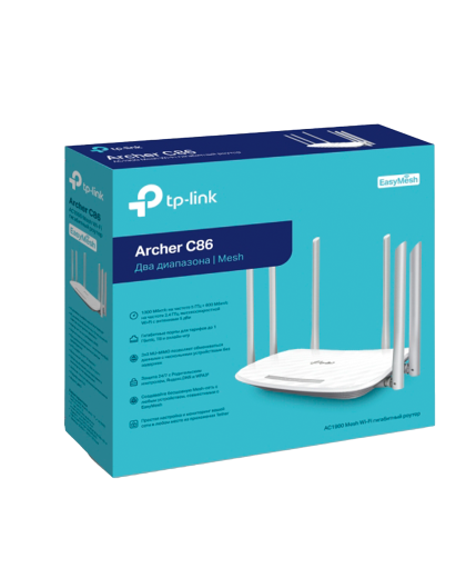 TP-Link Archer C86 / AC1900 Беспроводной двухдиапазонный гигабитный MU-MIMO маршрутизатор