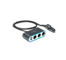 TP-Link CP250 / 3-портовый адаптер питания для прикуривателя с 2-портовым USB-зарядным устройством