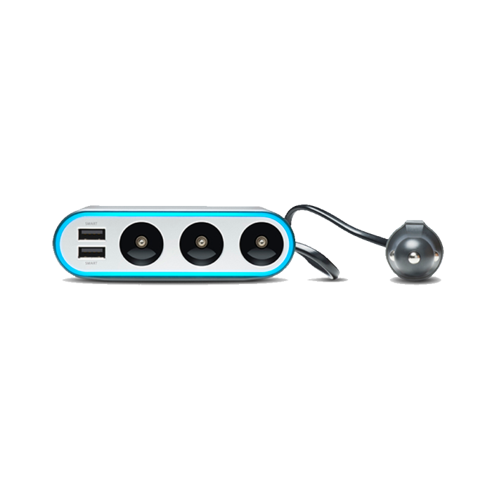TP-Link CP250 / 3-портовый адаптер питания для прикуривателя с 2-портовым USB-зарядным устройством