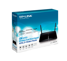 TP-Link Archer D5 / AC1200 Двухдиапазонный беспроводной гигабитный маршрутизатор со встроенным модемом ADSL2+