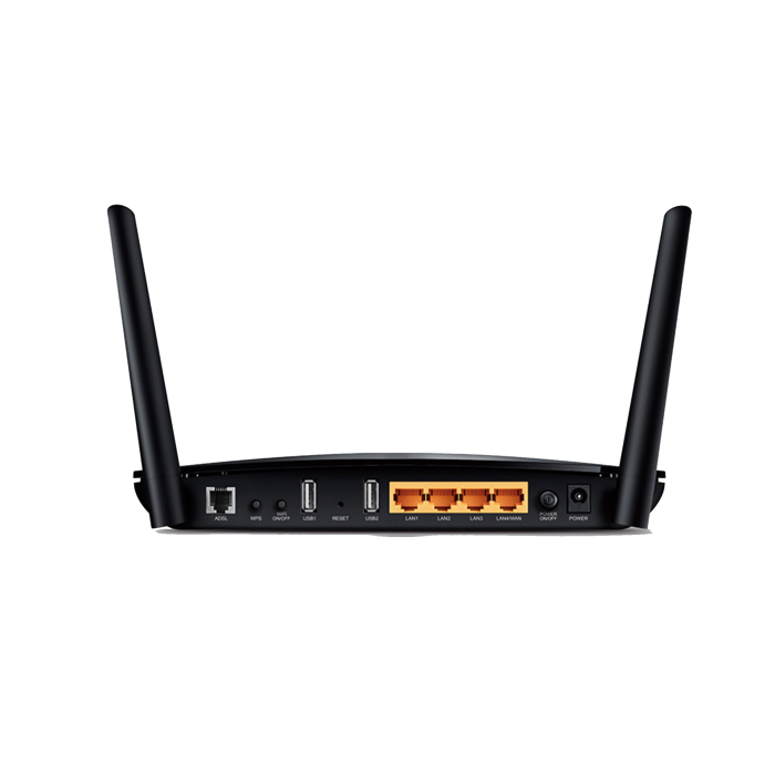 TP-Link Archer D5 / AC1200 Двухдиапазонный беспроводной гигабитный маршрутизатор со встроенным модемом ADSL2+
