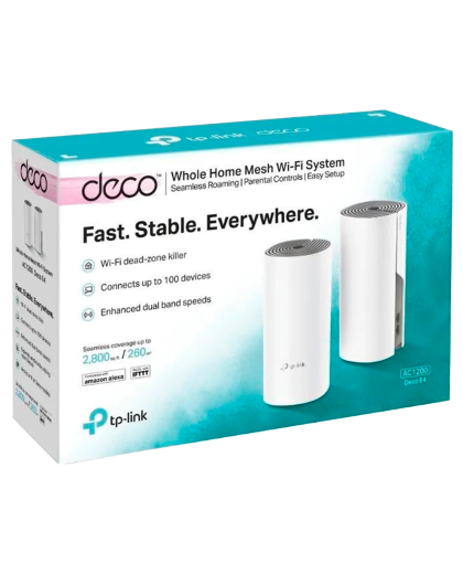 TP-Link Deco E4 (2-Pack) / AC1200 Mesh-система Wi-Fi 5