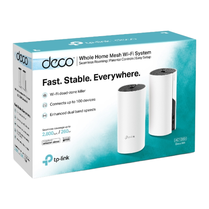TP-Link Deco M4 (2-Pack) / AC1200 Mesh-система Wi-Fi 5