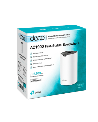 TP-Link Deco S7 (1-Pack) / AC1900 Mesh-система Wi-Fi 5
