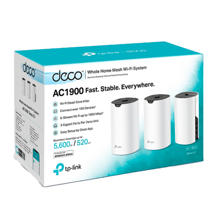 TP-Link Deco S7 (3-Pack) / AC1900 Mesh-система Wi-Fi 5