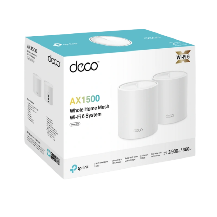 TP-Link Deco X10 (2-Pack) / AX1500 Mesh-система Wi-Fi 6