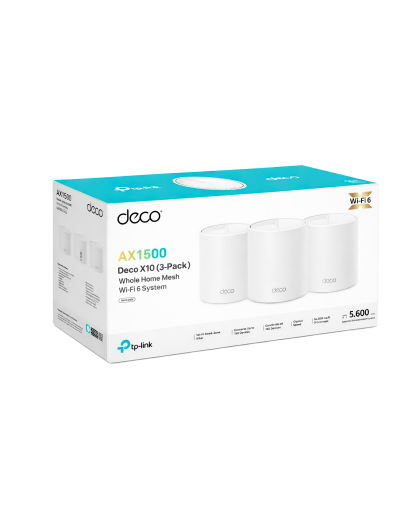 TP-Link Deco X10 (3-Pack) / AX1500 Mesh-система Wi-Fi 6