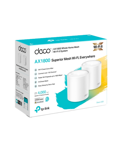 TP-Link Deco X20 (2-Pack) / AX1800 Mesh-система Wi-Fi 6