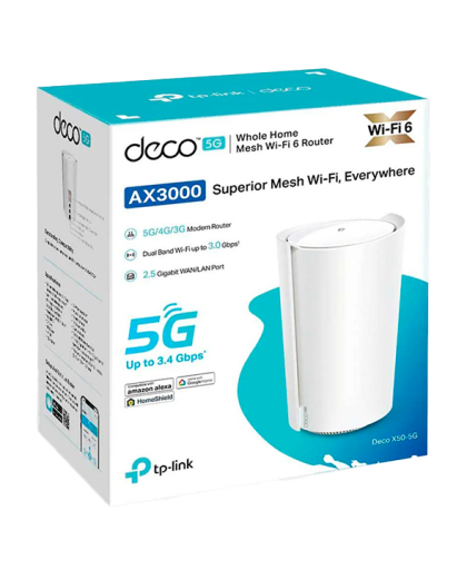 TP-Link Deco X80-5G (1-Pack) / AX6000 Mesh-система Wi-Fi 6 с 5G модемом