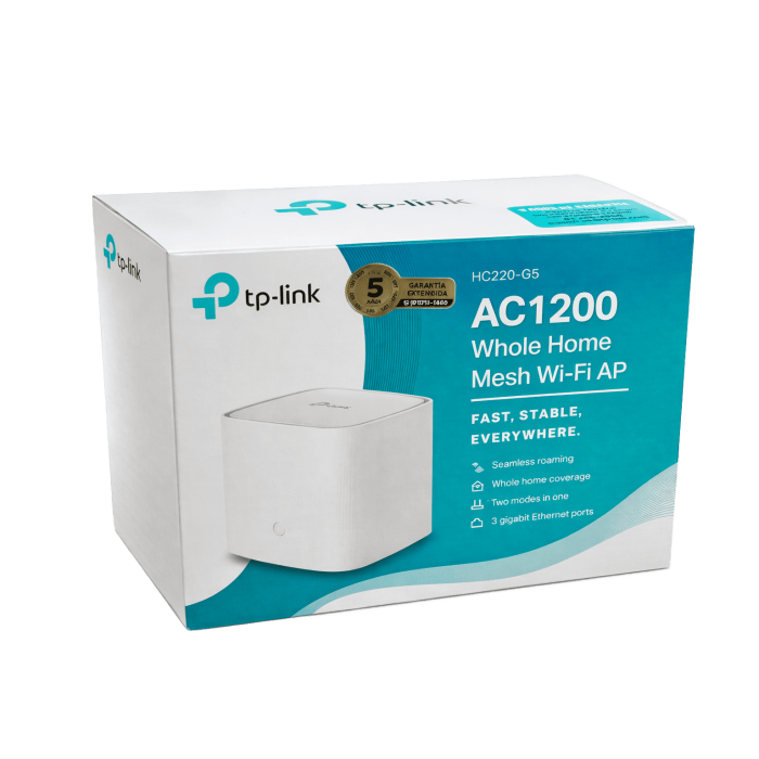 TP-Link HC220-G5 (1-Pack) / AC1200 Гигабитная Mesh-система Wi-Fi