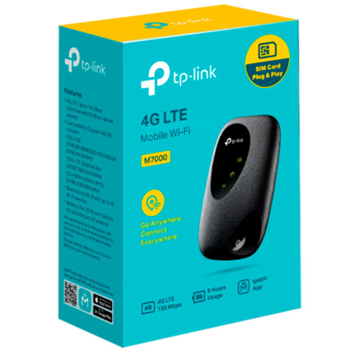 TP-Link M7000 / Беспроводной мобильный маршрутизатор 4G LTE