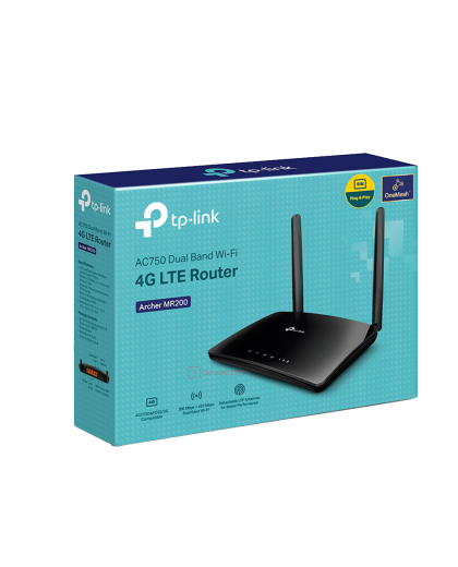 TP-Link Archer MR200 / AC750 Двухдиапазонный беспроводной маршрутизатор с 4G LTE co слотом для SIM-карты