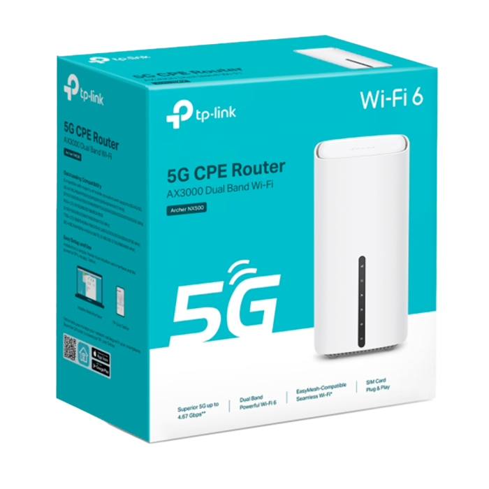 TP-Link Archer NX500 5G / AX3000 Двухдиапазонный беспроводной гигабитный 5G-маршрутизатор
